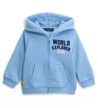 Толстовка на молнии для маленького мальчика