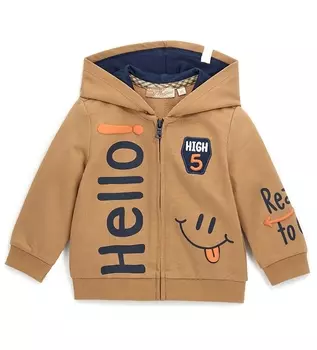 Толстовка на молнии для маленького мальчика