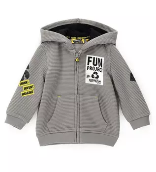 Толстовка на молнии для маленького мальчика