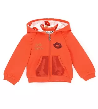 Толстовка на молнии для маленькой девочки