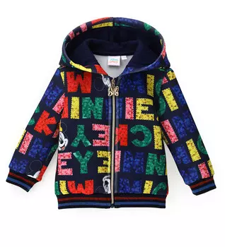 Толстовка на молнии для маленькой девочки