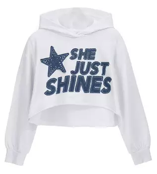 Толстовка укороченная для девочки