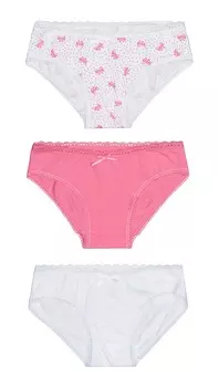 Трусы, 3 шт. для девочки