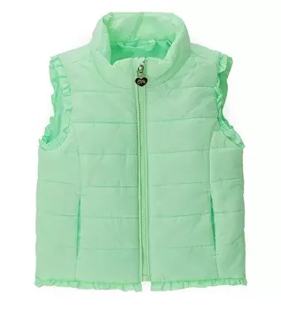 Жилет утепленный для маленькой девочки