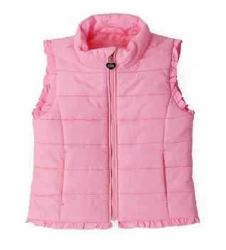 Жилет утепленный для маленькой девочки