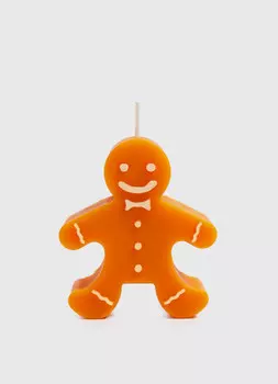 Ароматическая свеча в форме пряника, Бежевый