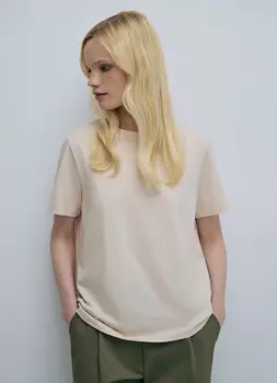 Базовая футболка, Бежевый