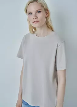 Базовая футболка, Бежевый