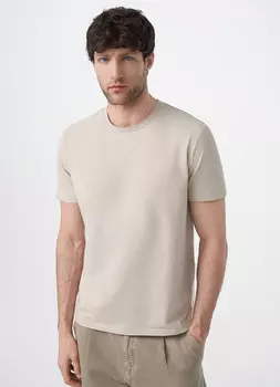 Базовая футболка, Бежевый