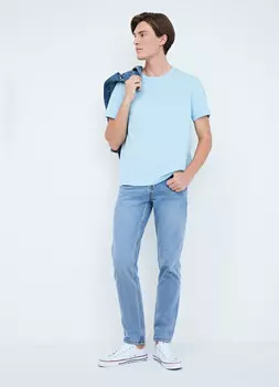 Базовая футболка, Голубой