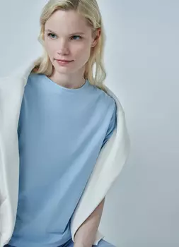 Базовая футболка, Голубой