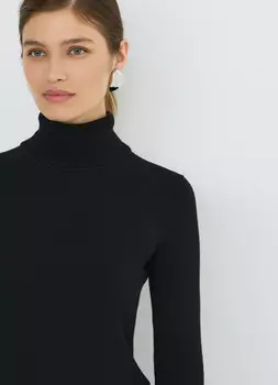 Базовая водолазка, Черный