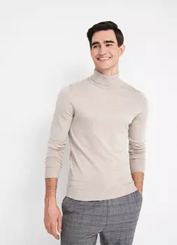 Базовая водолазка с вискозой, Бежевый