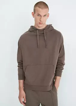 Базовое худи оверсайз, Коричневый