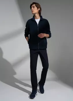 Базовые брюки «5 карманов» из твила, Синий