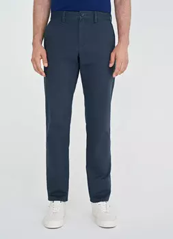 Базовые брюки-чиносы из твила, Синий