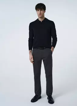 Базовые брюки-чиносы, Серый