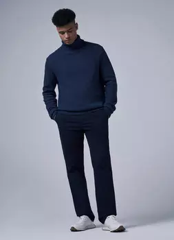 Базовые брюки-чиносы, Синий