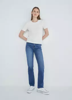 Базовые джинсы Straight Fit, Синий