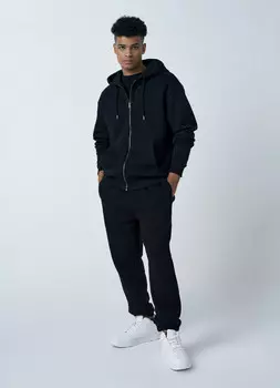 Трикотажные джоггеры, Черный