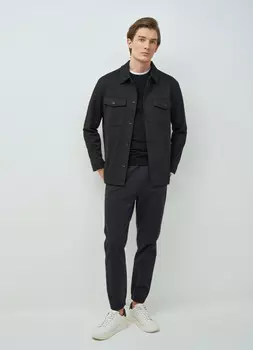 Базовые джоггеры из твила, Черный