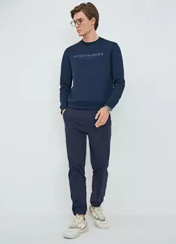 Базовые джоггеры из твила, Синий