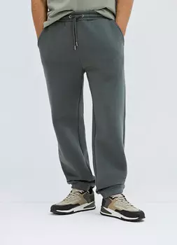 Базовые джоггеры с начёсом, Зеленый