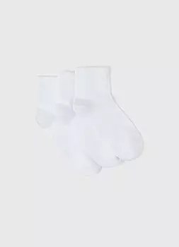 Базовые носки, 3 пары, Белый