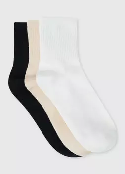 Базовые носки, 3 пары, Черный