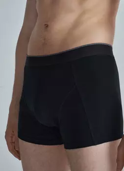 Базовые трусы-транки, 2 шт., Черный