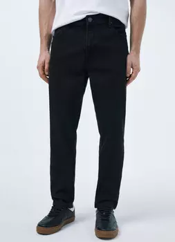 Базовые узкие джинсы, Черный