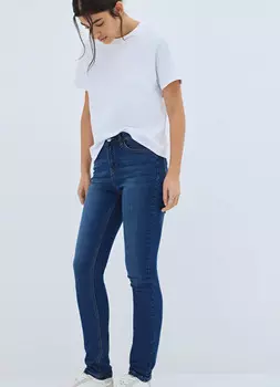 Базовые узкие джинсы, Синий