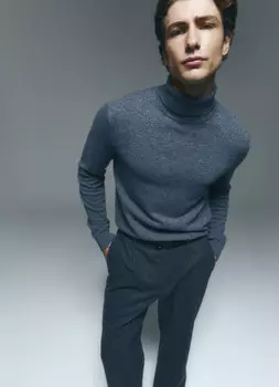 Базовый джемпер из шерсти, Серый