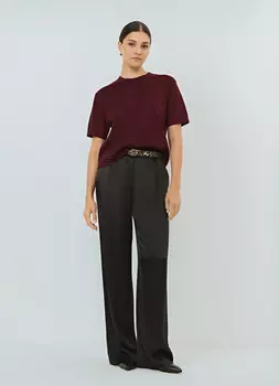 Базовый джемпер с коротким рукавом, Фиолетовый