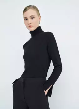 Базовый джемпер с шерстью, Черный