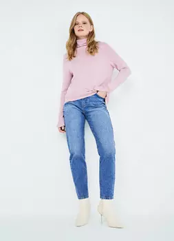 Базовый джемпер с шерстью, Розовый