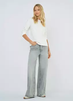 Базовый лонгслив, Белый