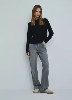 Базовый лонгслив, Черный