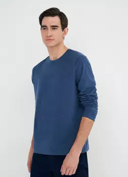 Базовый лонгслив, Синий