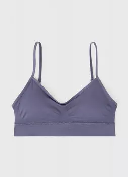 Базовый топ из полиамида, Синий