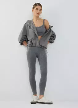 Бесшовные легинсы, Серый