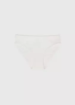 Бесшовные трусы-брифы, Белый