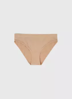 Бесшовные трусы-брифы, Бежевый