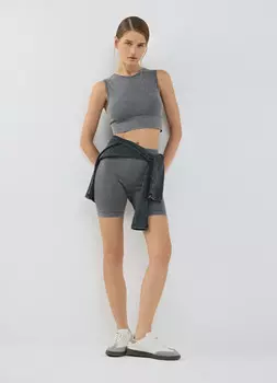 Бесшовные велосипедки, Серый