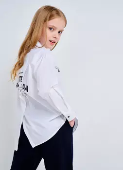 Блузка для девочек, Белый