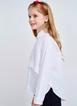 Блузка для девочек, Белый