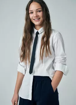 Блузка для девочек, Белый