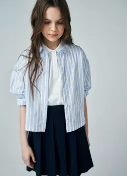 Блузка для девочек, Голубой