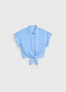 Блузка для девочек, Голубой