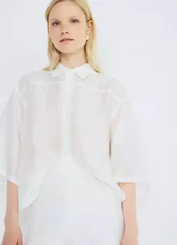 Блузка из лиоцелла, Бежевый